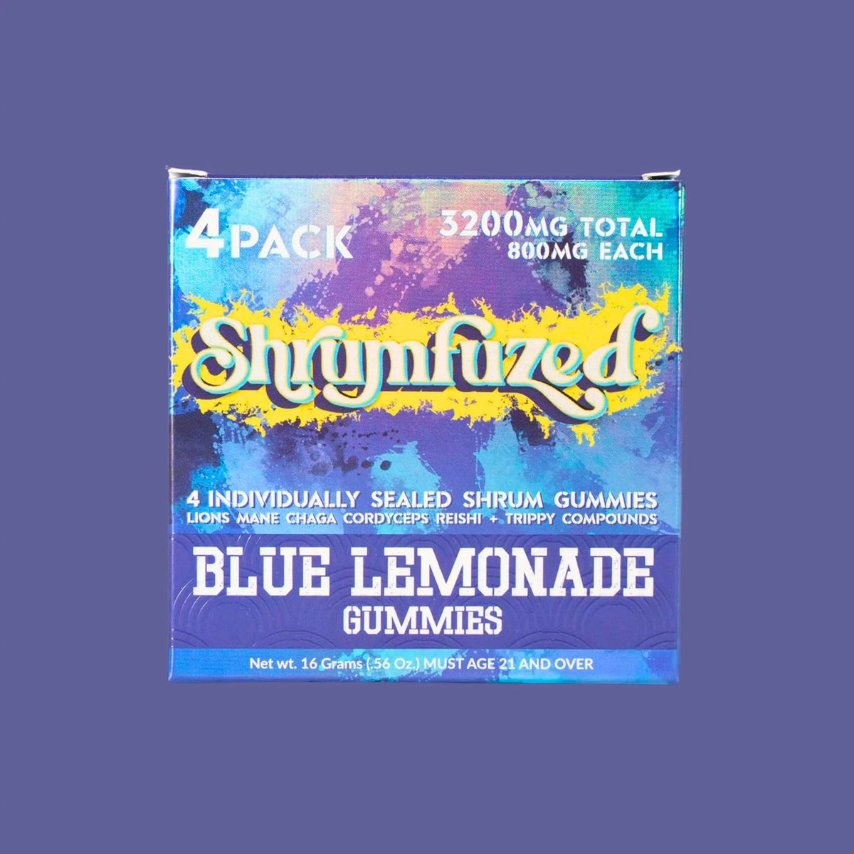 Shrumfuzed Mushroom Gummies 3200mg 4ct