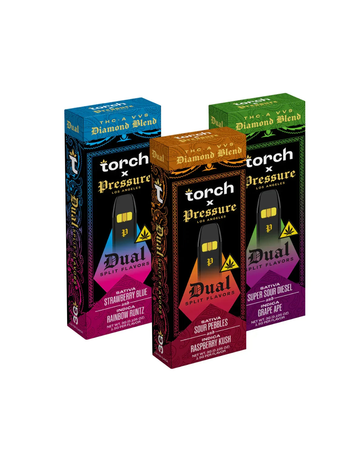 Torch x Pressure LA THC-A Diamond Blend Disposable | 3g