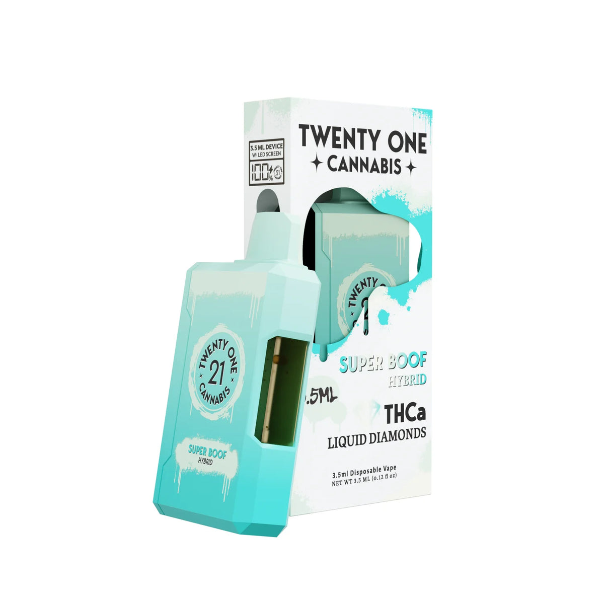 Twenty One Liquid Diamonds Disposable Vape 3.5mL – Delta 8 + THCa