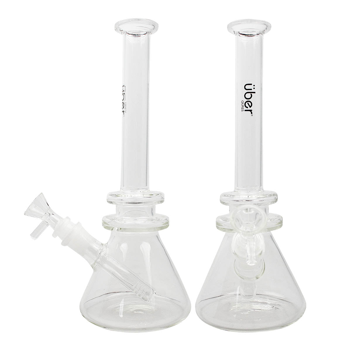Uber 10" (5mm) Beaker Waterpipe w/ Bubble Grip
