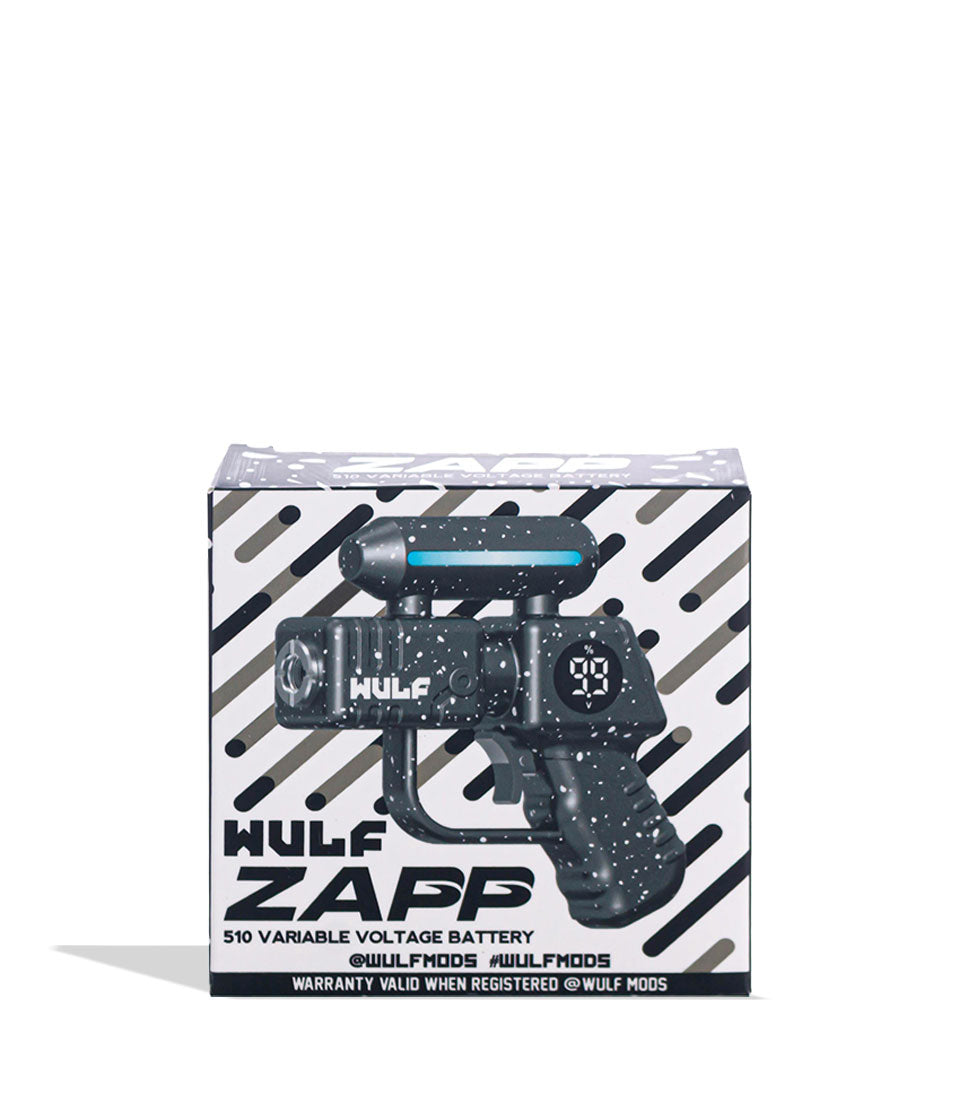 Wulf Mods Zapp Variable Voltage Battery box - Black-White Spatter