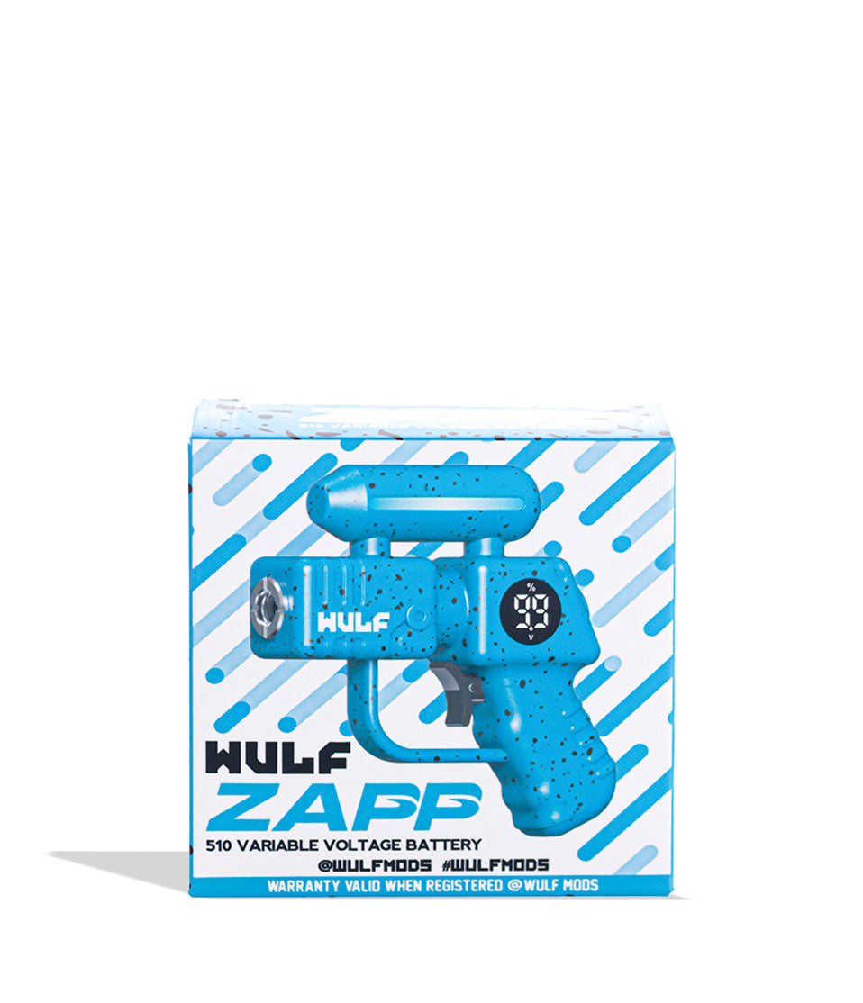 Wulf Mods Zapp Variable Voltage Battery box - Blue-Black Spatter