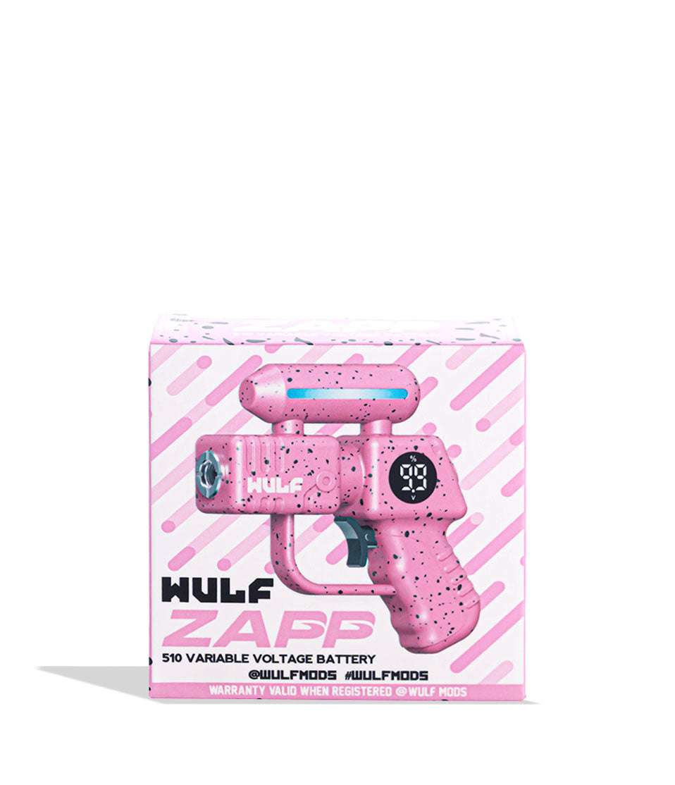 Wulf Mods Zapp Variable Voltage Battery box - Pink-Black Spatter