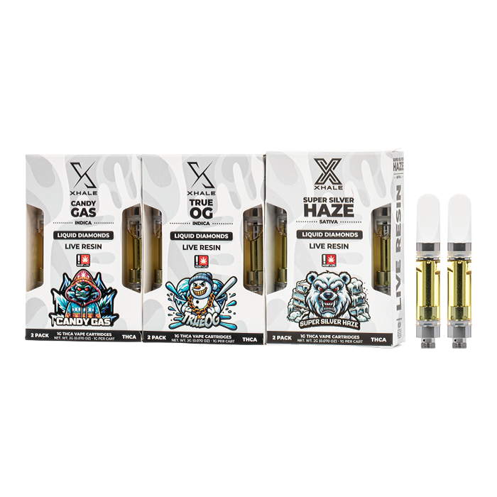 Xhale THCA Live Resin Cartridge 2G