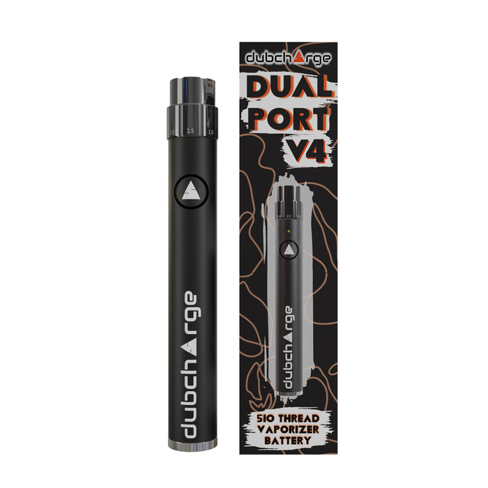 High-Capacity 510 Thread Dual Port V4 900 mAh Battery | Long-Lasting Power Source for Vaporizer Devices