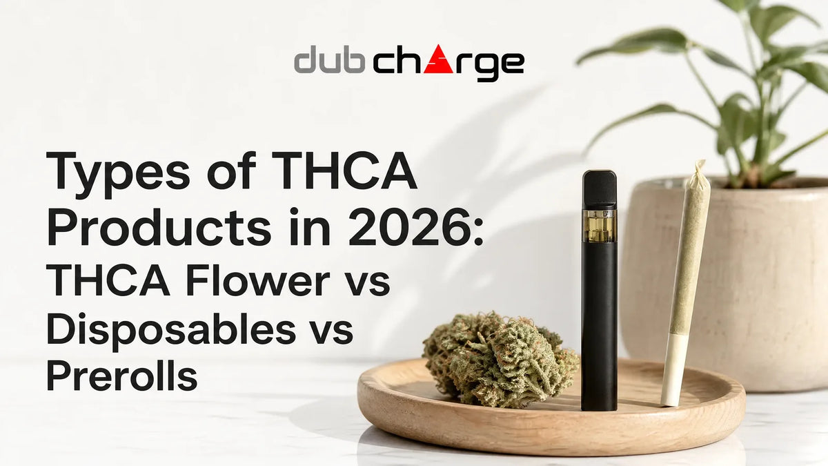 Types of THCA Products in 2026: THCA Flower vs Disposables vs Prerolls