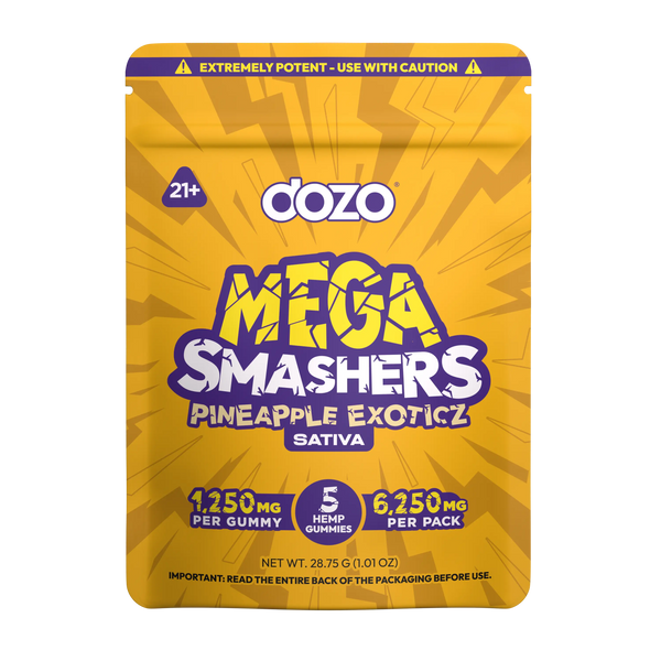 Dozo THC Mega Smashers Gummies - 6250mg