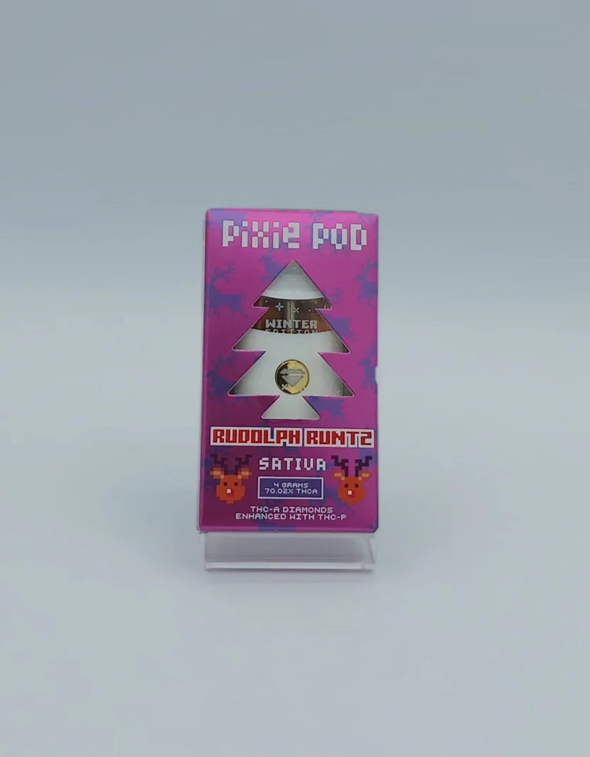 PIXIE POD 4G THC-A DIAMONDS WITH THC-P (WINTER EDITION)