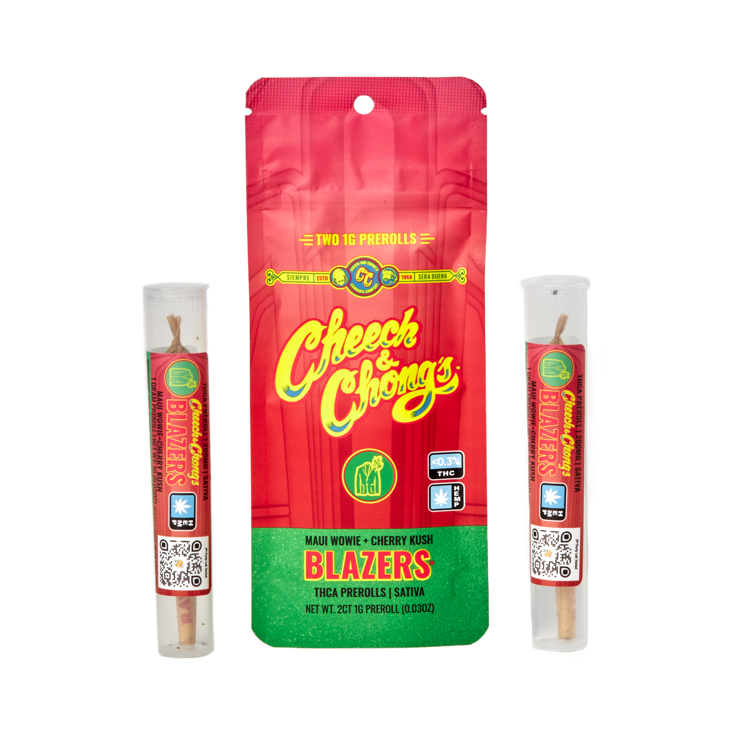 Cheech and Chongs Blazers Prerolls | 2G