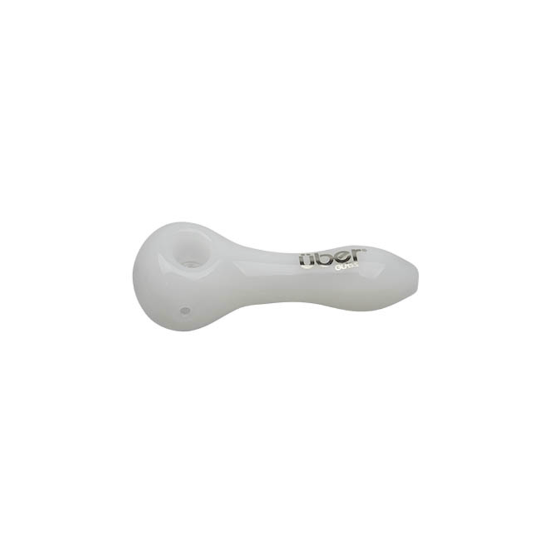 Uber Glass 4" Spoon w/ Built-In Screen - Solid Color