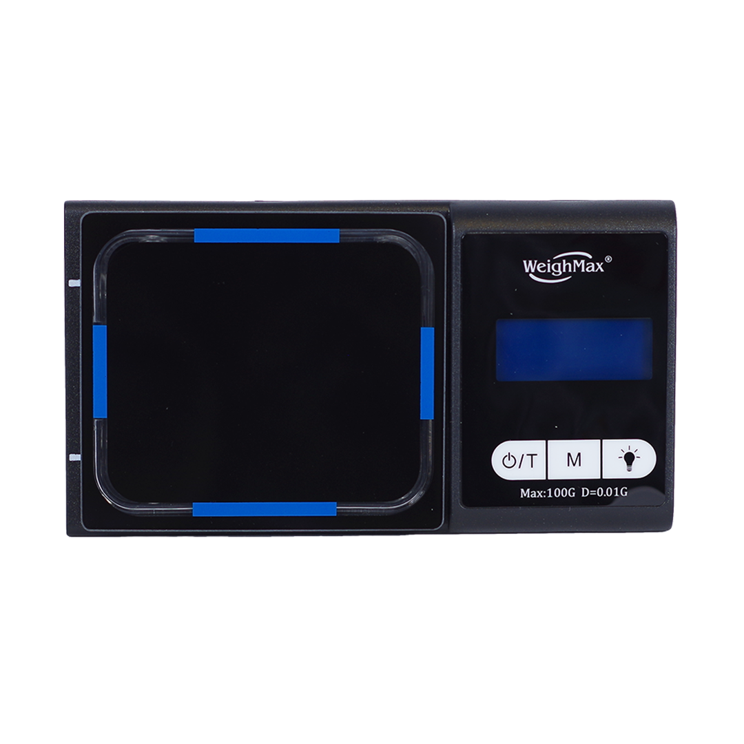 WeighMax Lux-100 LED Digital Pocket Scale 100g x 0.01g Blue