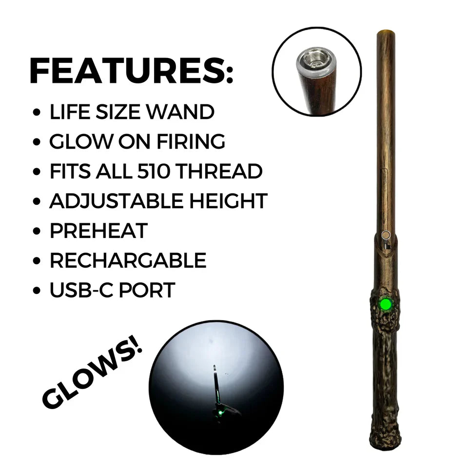 Wandjamin with LED/Hidden Chamber By Smyle™ Labs