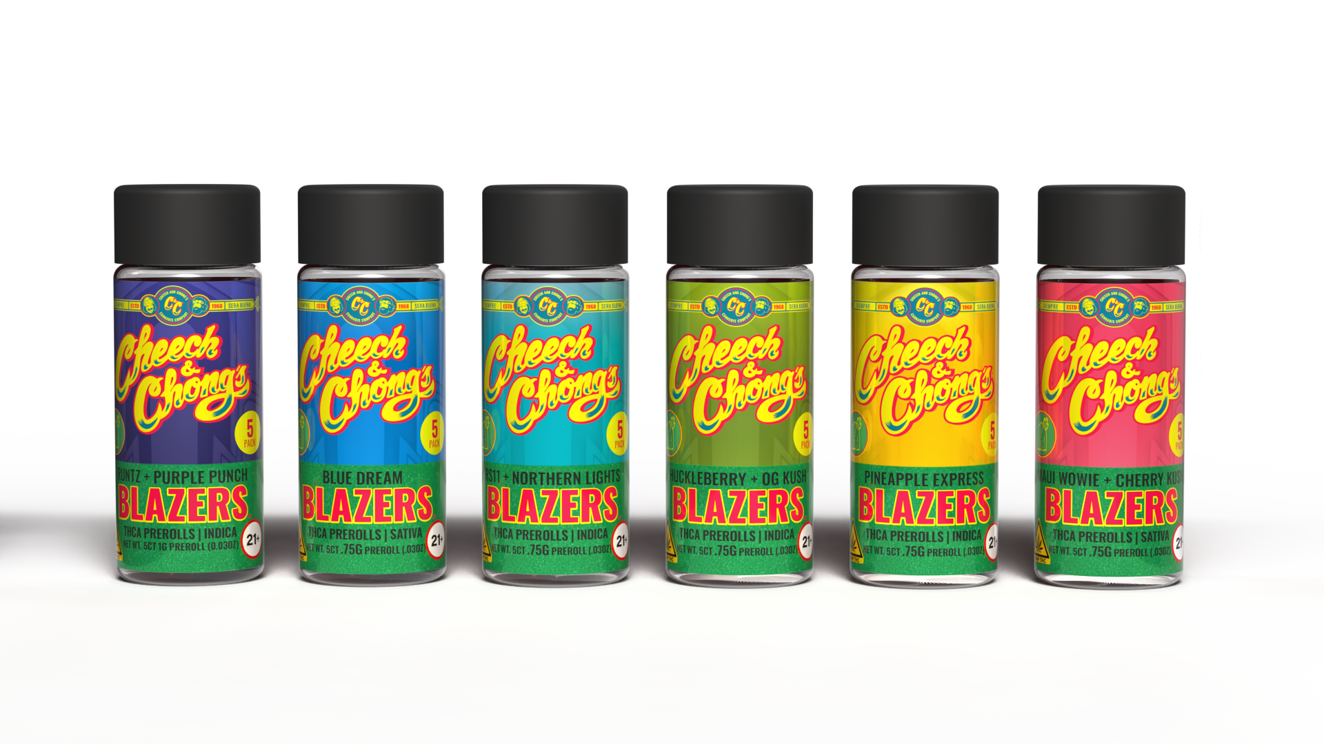 Cheech & Chong Mini THC-A Pre Rolls 5ct