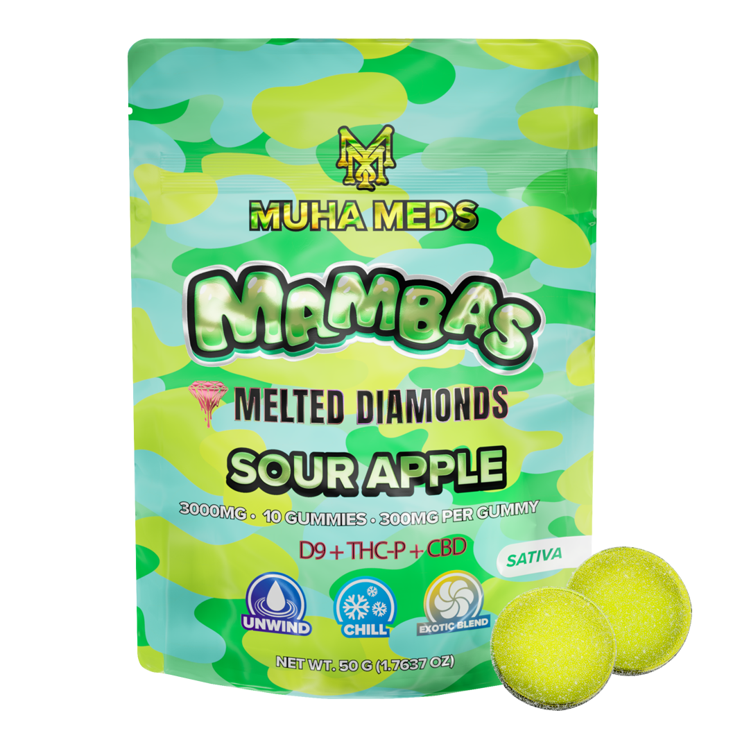 Muha Meds Melted Diamond Gummies 3000mg