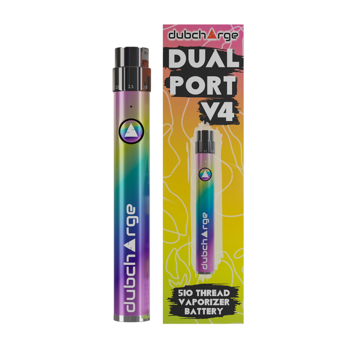 High-Capacity 510 Thread Dual Port V4 Battery | Long-Lasting Power Source for Vaporizer Devices