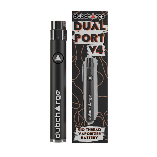 High-Capacity 510 Thread Dual Port V4 Battery | Long-Lasting Power Source for Vaporizer Devices