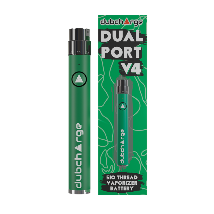 High-Capacity 510 Thread Dual Port V4 Battery | Long-Lasting Power Source for Vaporizer Devices