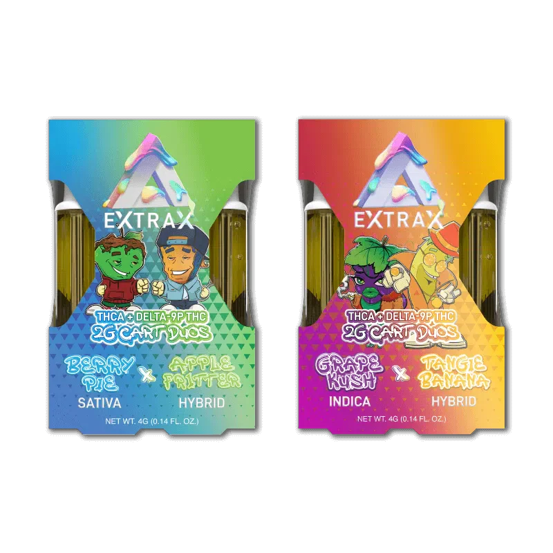Extrax THCA 2g Cartridge Duo