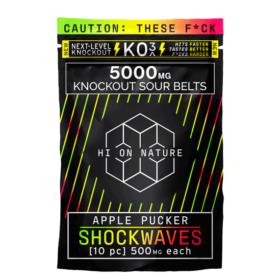 Hi On Nature - Knockout Shockwaves Gummies