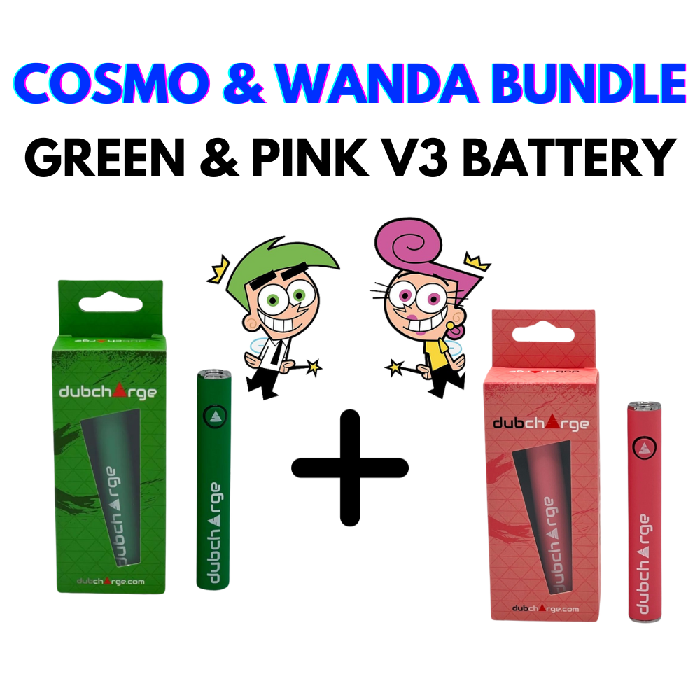 Cosmo & Wanda 510 Thread Battery Bundle - Colorful and Playful Vape Batteries for Cartoon Fans