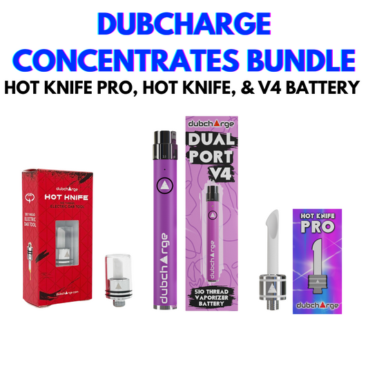 DubCharge Concentrates Bundle: Hot Knife, Hot Knife Pro, & V4 Battery