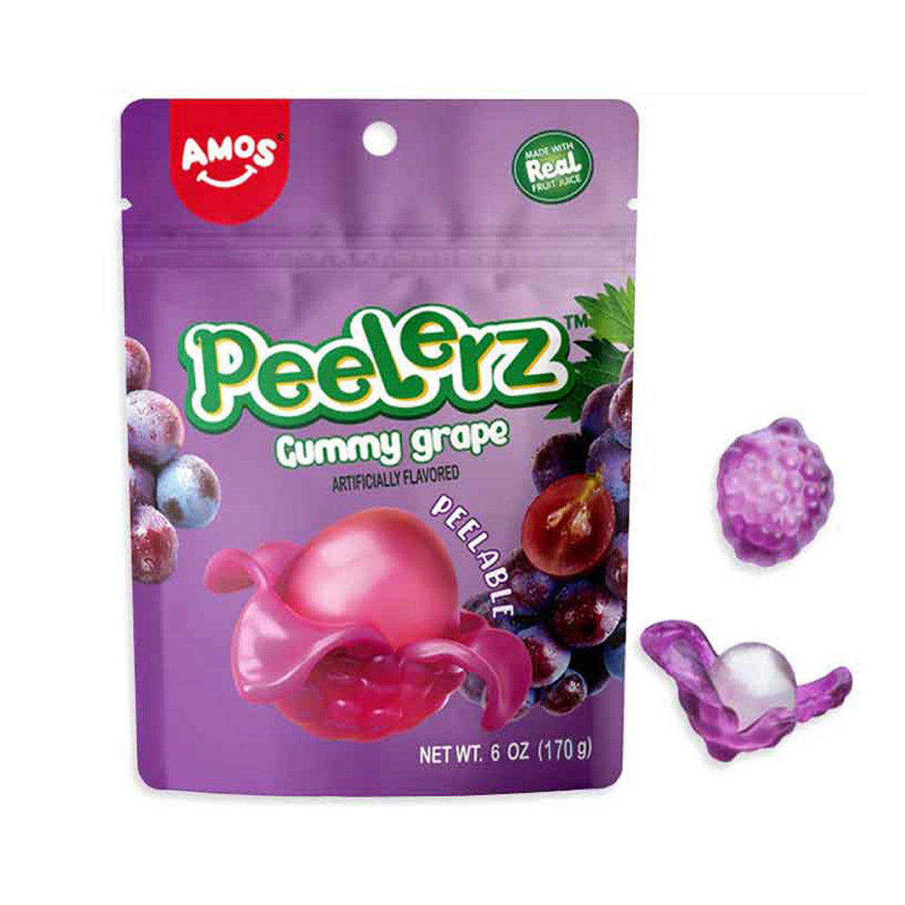 Amos Peelerz Gummy Grape