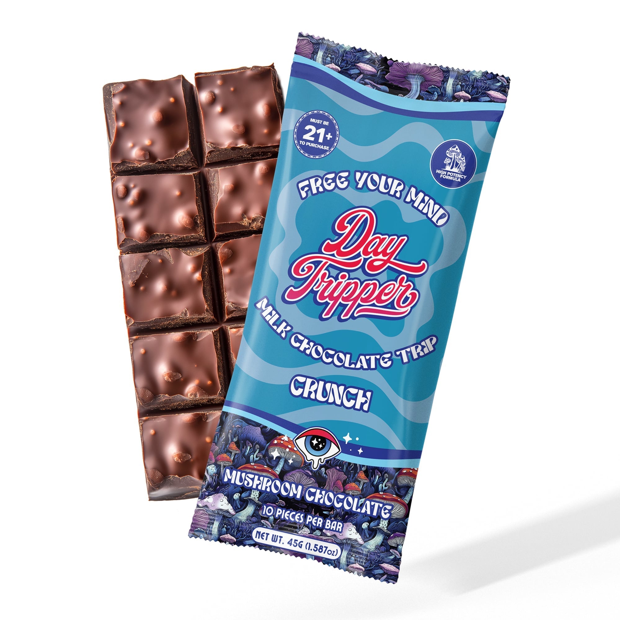 Day Tripper Mushroom Chocolate Bar | 10 Piece