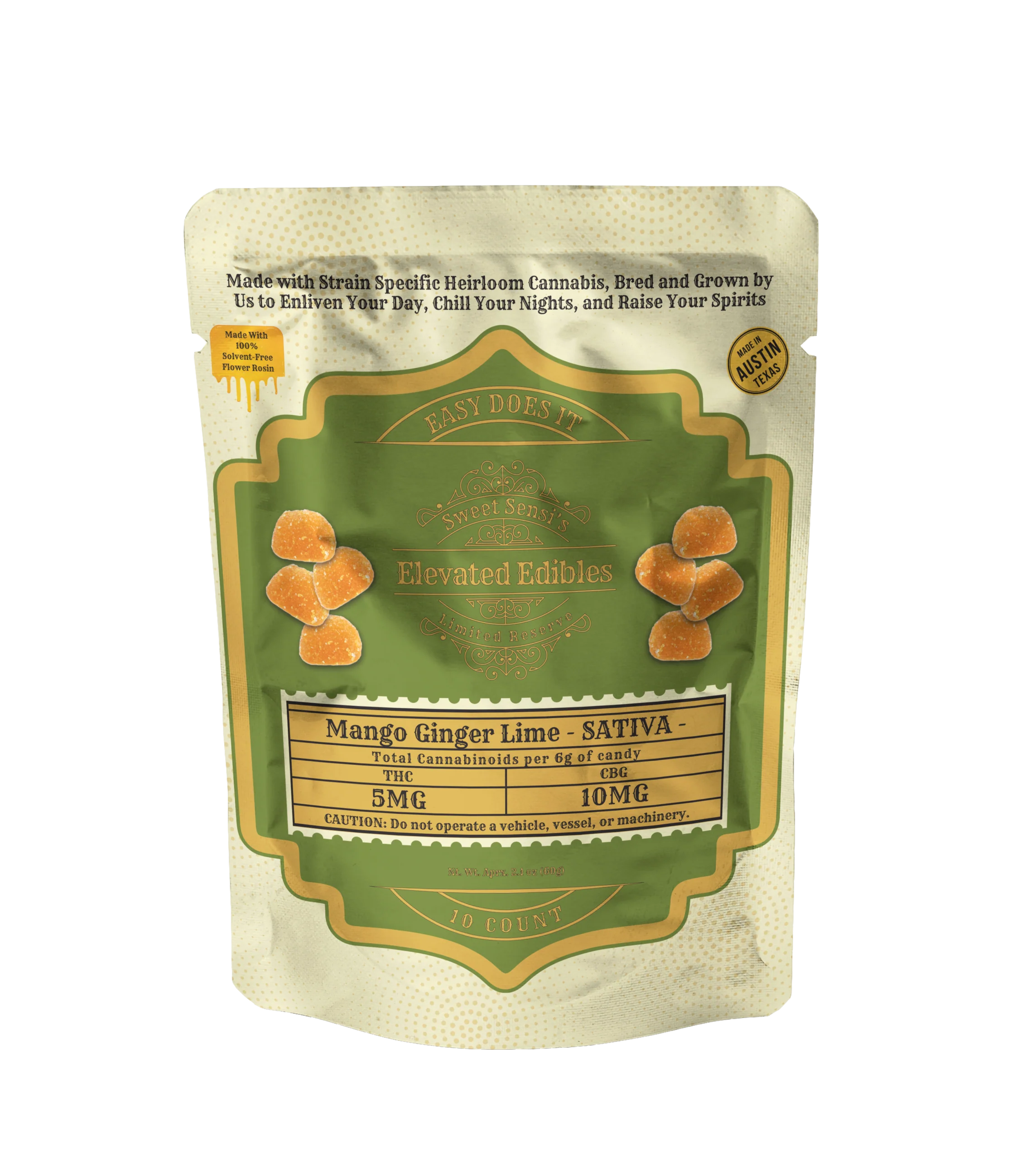 Sweet Sensi Easy Does It Gum Drops 50mg