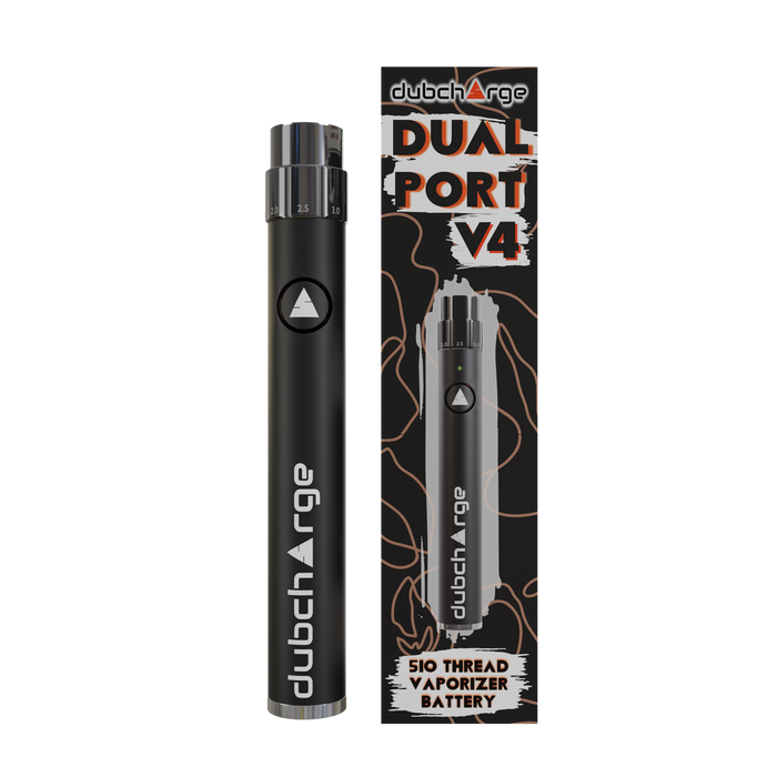High-Capacity 510 Thread Dual Port V4 Battery | Long-Lasting Power Source for Vaporizer Devices