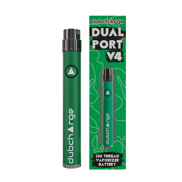 High-Capacity 510 Thread Dual Port V4 Battery | Long-Lasting Power Source for Vaporizer Devices