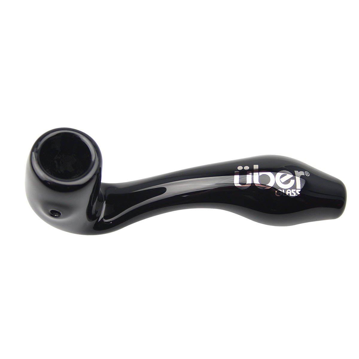 Uber Glass 3.5" Sherlock Pipe - Solid Colors