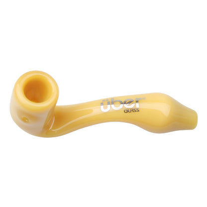 Uber Glass 3.5" Sherlock Pipe - Solid Colors