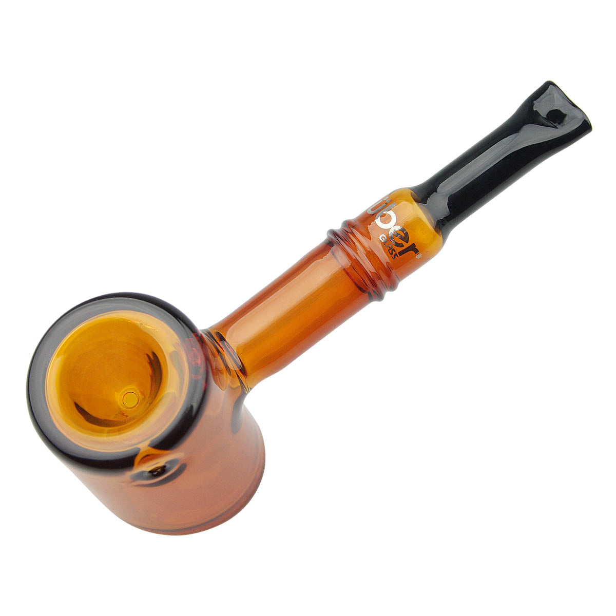 Uber Glass 5" Hammer Sherlock Two Tone