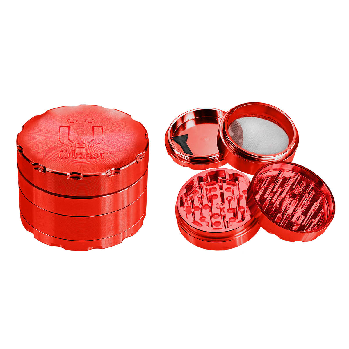 Uber Grinder 4 pc CNC 40mm 1.5" 10PC/BX