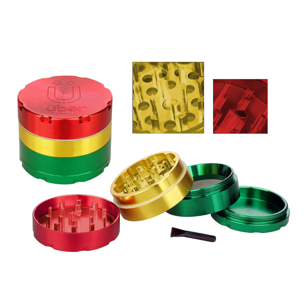 Uber Grinder 4 pc CNC 50mm 2" 10PC/BX