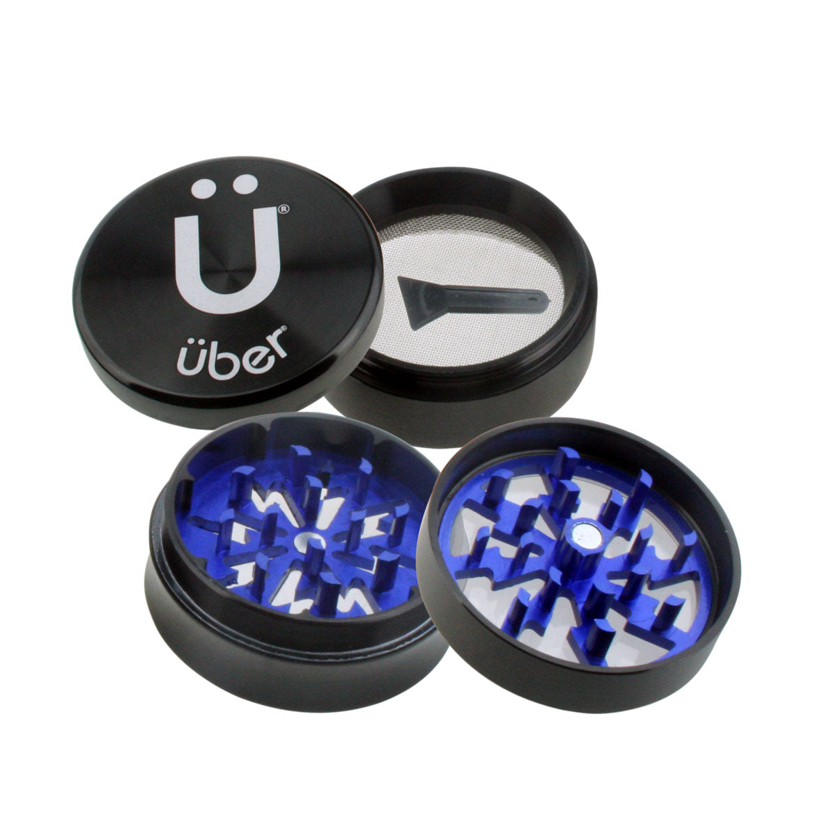 Uber 2.0 Grinder 2" 4pc CNC w/ Screen