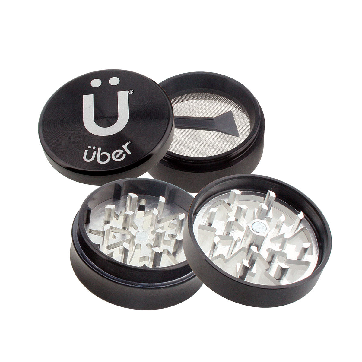 Uber 2.0 Grinder 2" 4pc CNC w/ Screen