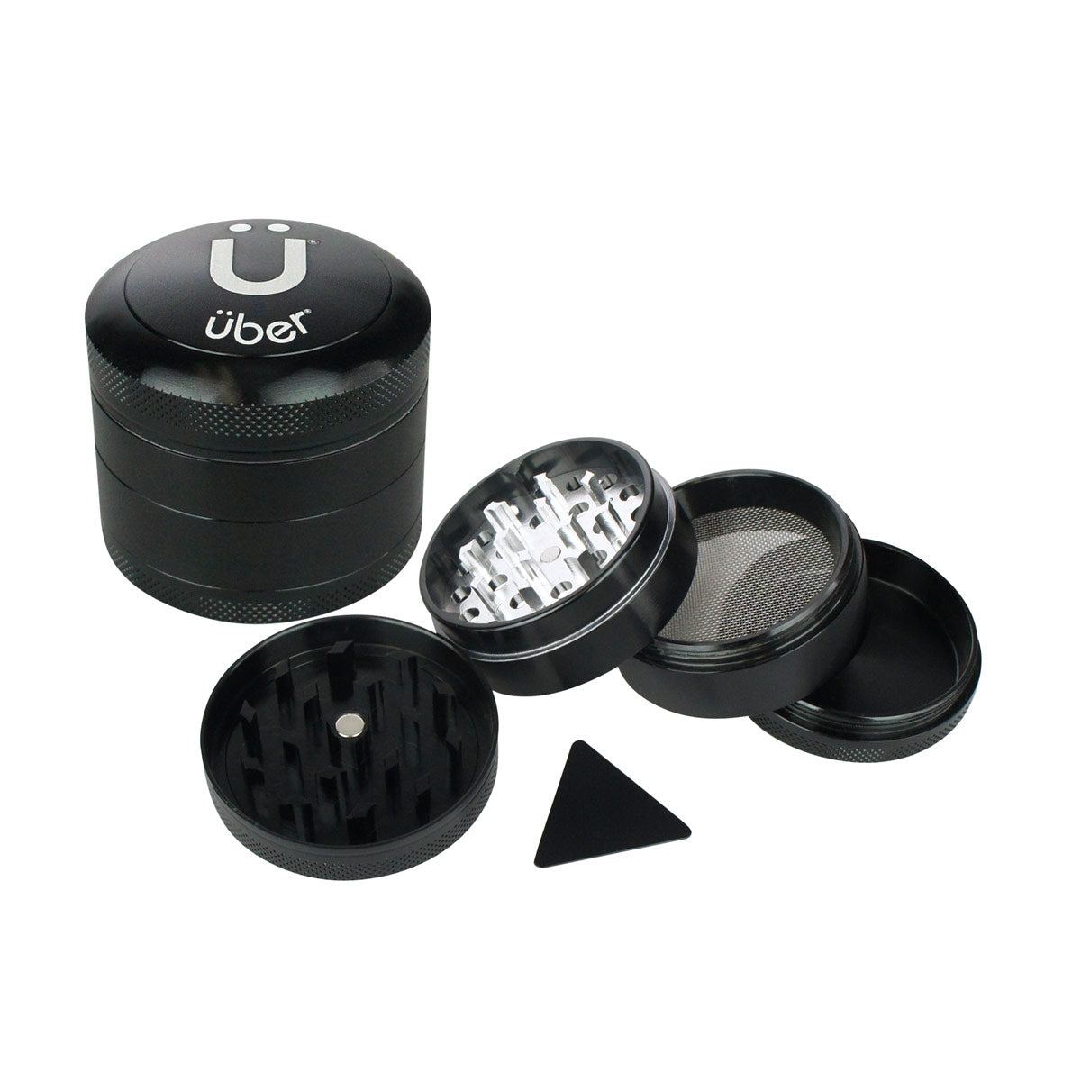 Uber 3.0 Grinder 2" 4pc CNC w/ Screen