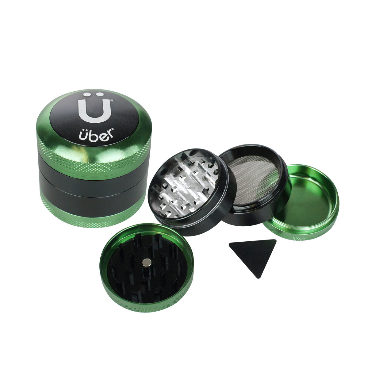 Uber 3.0 Grinder 2" 4pc CNC w/ Screen