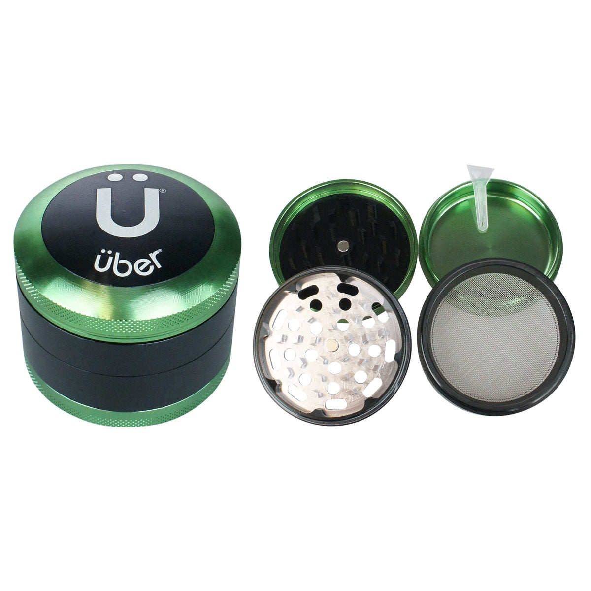 Uber 3.0 Grinder 2.5" 4pc CNC w/ Screen