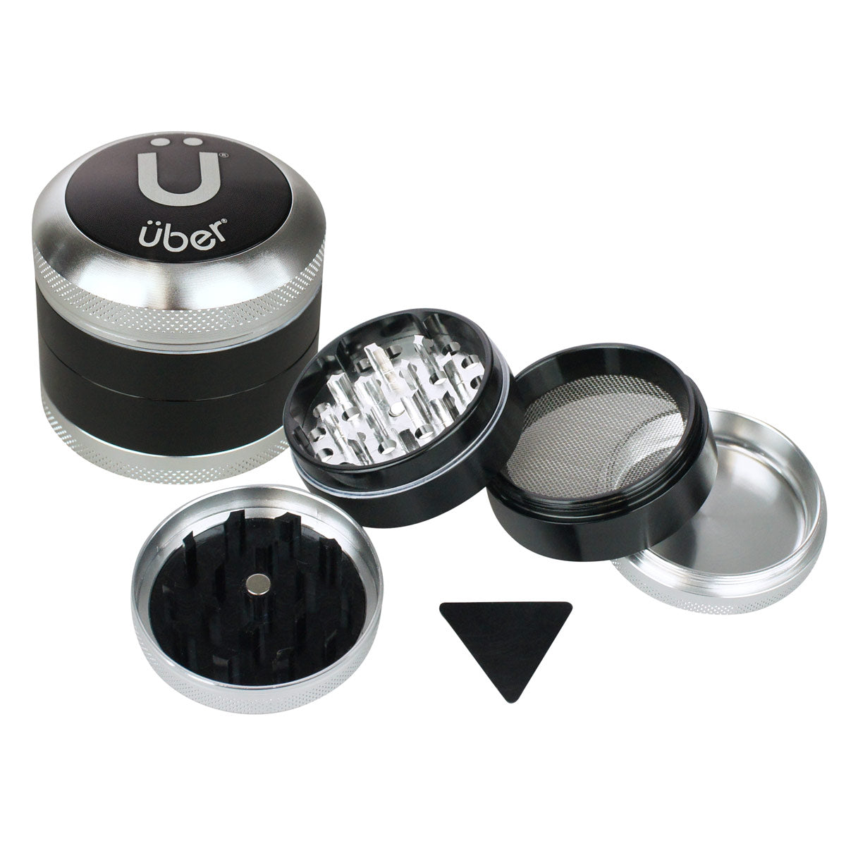 Uber 3.0 Grinder 2.5" 4pc CNC w/ Screen