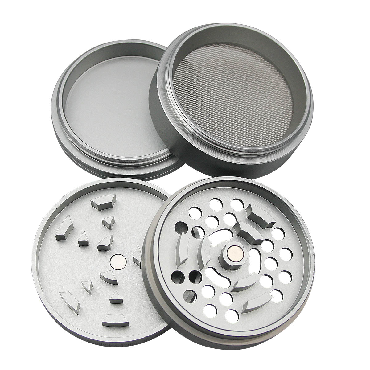 Uber 5.0 Grinder 4pc 2.5" 63mm CNC - Matte