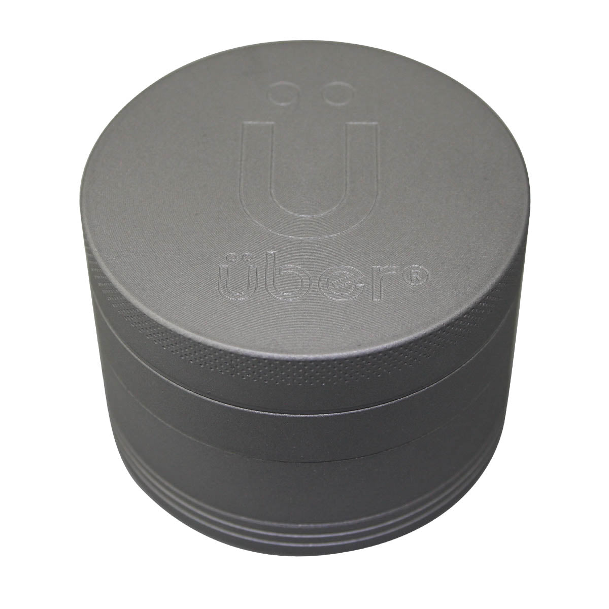 Uber 5.0 Non Stick Grinder 4pc 2.5" 63mm CNC - Matte