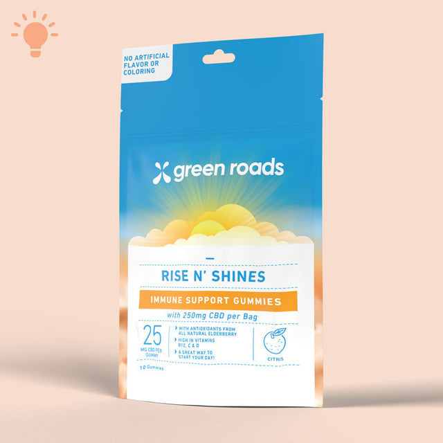 Green Roads Rise N' Shines Immune Support Gummies