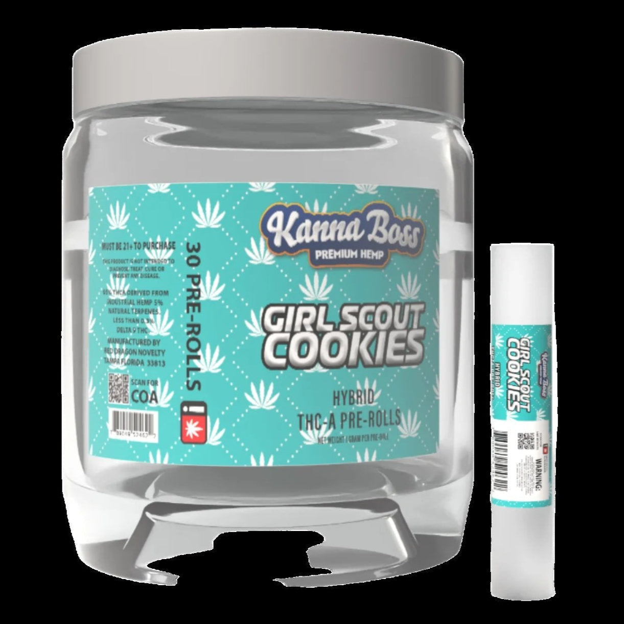 KANNA BOSS GIRL SCOUT COOKIES THC-A - 30 CT PRE-ROLL