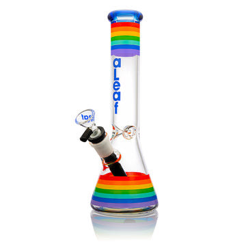 ALeaf 10" Pride Collection Beaker Water Pipe