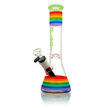 ALeaf 10" Pride Collection Beaker Water Pipe