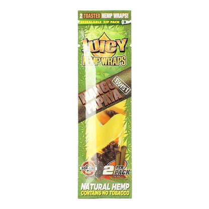 Juicy Hemp Wraps - 2 Piece Per Pack - 25 Packs Per Box