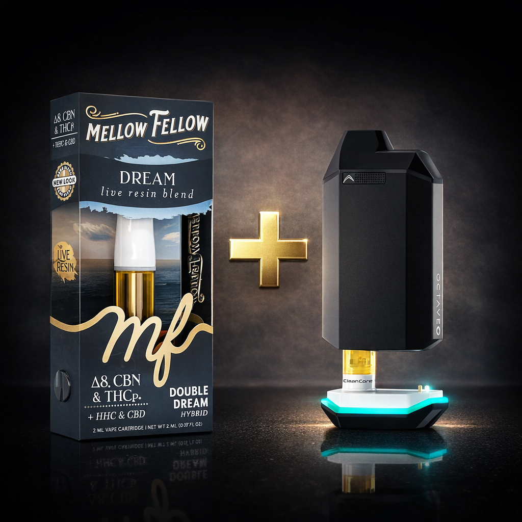 FLYTBOX + Mellow Fellow Live Resin Cart Bundle