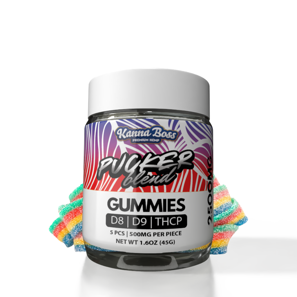 KANNA BOSS PUCKER BLEND GUMMIES - 5CT